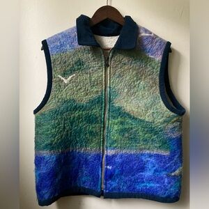 Handmade Felted Wool Vest